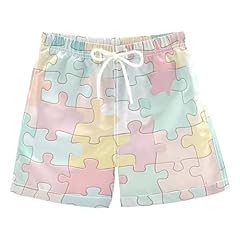 Pastel Colored Puzzle Pattern