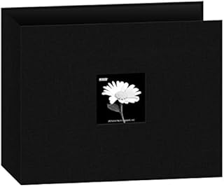 Pioneer 12 x 12-inch Fabric 3-Ring Binder Album, Black