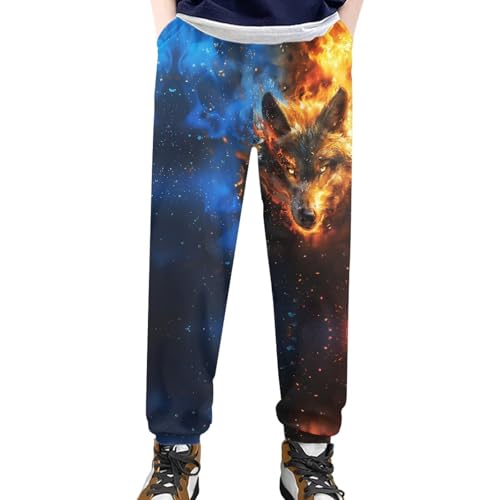 Ystardream Stylish Boys Sweatpants Baggy Cargo Pants for Boys High Waisted Track Pants - Main Image