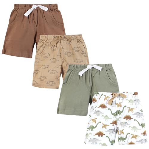 Image of Hudson Baby Unisex Baby Shorts Bottoms 4-Pack