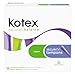 Kotex Super Security Unscented Tampon - 18 pads/pk