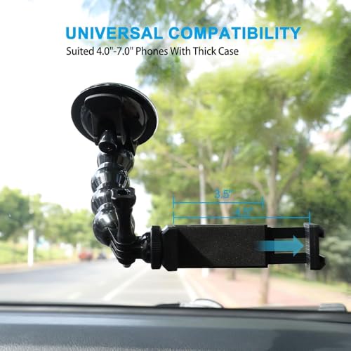 Image of PHOTOMAX Car Suction Cup Maount Articulating Adjustable for DSLR Camera (Car Suction Cup Mount)