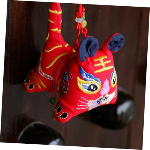 Bolsa colgante tradicional de sachet decorativo rojo miniatura 5