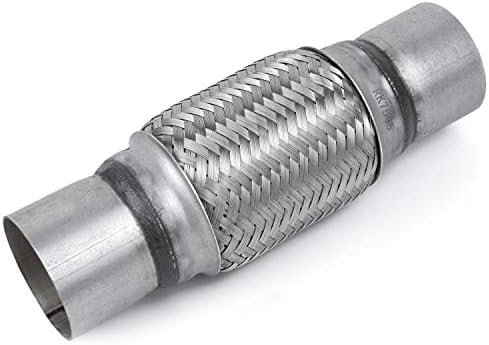 RP Remarkable Power, RK7545-2.5" x 6" Heavy Duty Stainless Steel Exhaust Flex Pipe 10" OL