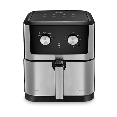 Fritadeira Elétrica Chrome Fry Inox Elgin 8L 1900W 220V - Airfrye...