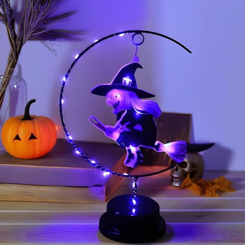 Lampe de sorcière d'Halloween pour créer une ambiance mystique au salon