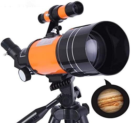 Telescopio cómodo telescopio para astronomía adulto telescopio astronómico refractivo telescopio óptico vertical de 45° con soporte para ajuste de 360° telescopio monocular