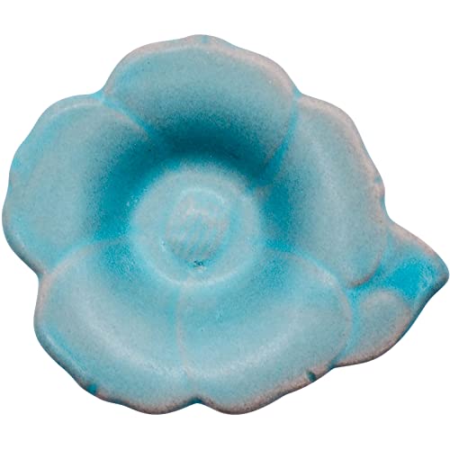 aito製作所 「 花 Hana 」 豆皿 約8×7cm くじゃくあお 瀬戸焼 食洗機 電子レンジ対応 日本製 288340