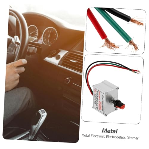 Luxshiny Regulador de Electrónico Ajustable para Ventiladores de Vehículos Controlador de Motor para Climatización y Confort - imagen 5