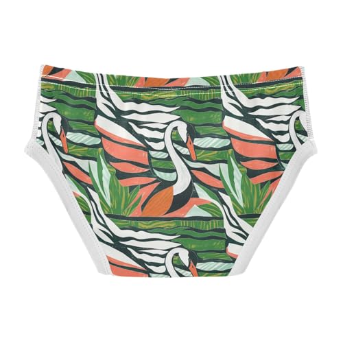 visesunny Boys Potty Training Underwear Abstract Paper Cut Swan Breathe Cotton Briefs Size 2T-8Y for Toddler2