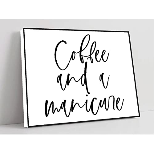 Gallery Wall Art Set,nail salon decor nail salon welcome sign hair salon sign manicure quotes pedicure wall art hair salon prints hair salon printable,8''x12'' Framed Modern Canvas Wall Art,