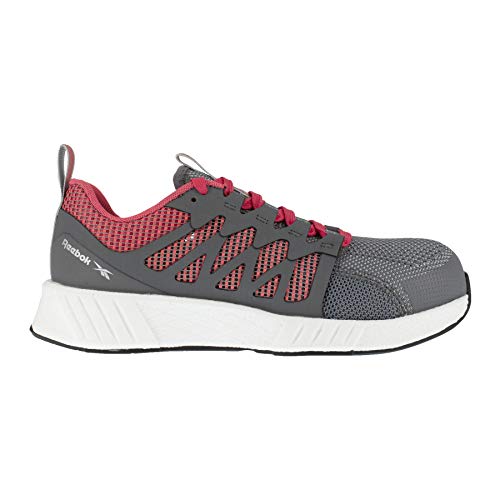 Image of Reebok Womens Rb314 Womens Fusion Flexweave Work Safety Toe Athletic Work Shoe Heritage Teal