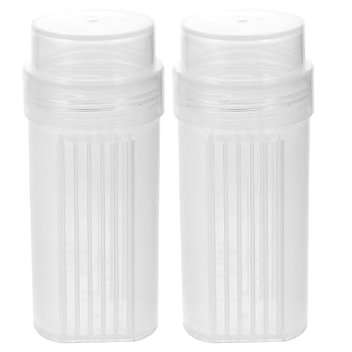 Veemoon Slide Staining Jar, 10 Packs Laboratory Staining Container Microscope Slides Container with Lid, No Leakage, Plastic for Efficient Specimen Lab Use