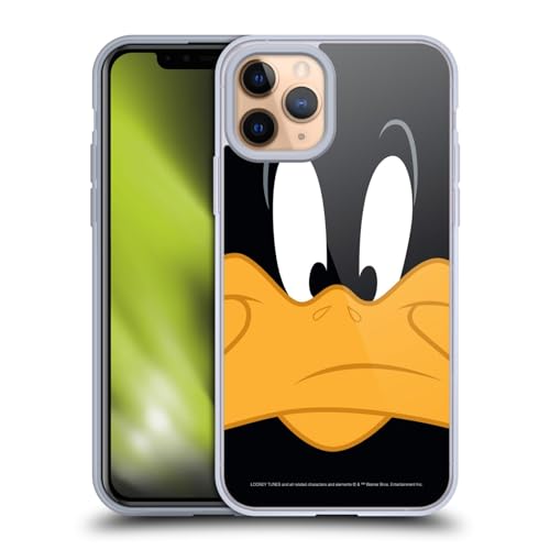 Head Case Designs Officially Licensed Looney Tunes Daffy Duck Full Face Gel Case [Military Grade Protection] Compatible with Apple iPhone 11 Pro