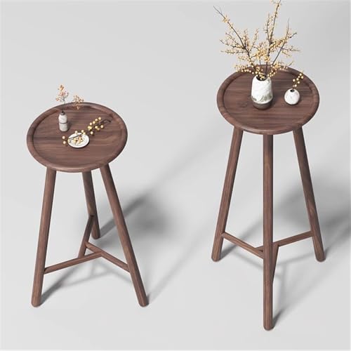 Support de présentation en bois pour fleurs d'intérieur salon base de bonsaï
