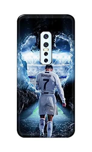 Image of Printed Hard Back Cover Case for Vivo V17 Pro Back Cover (Footbal Legend) -1302