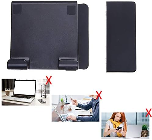Kare & Kind Smartphone Clip-On Holder - Attaches to Monitor and Laptops - Adjustable Mount For Slim or Thick Monitors (up to 25mm) - With A Universal Phone Dock/Stand
