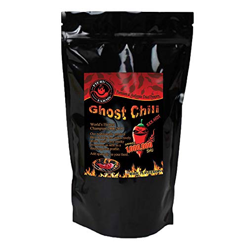 Bhut Jolokia Smoked Red Chili Flakes by Magic Plant | Rich Smoky Bold Flavor Superhot Ghost Pepper...