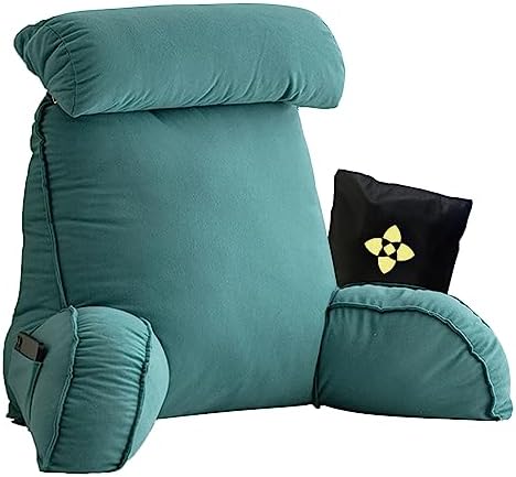 Ergonomico Cuscino da Lettura con Braccioli e Collo Staccabile,Cu...