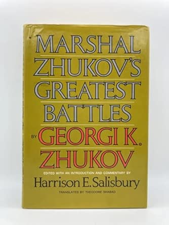 Marshall Zhukov's greatest battles Marshall Zhukov's greatest battles book cover