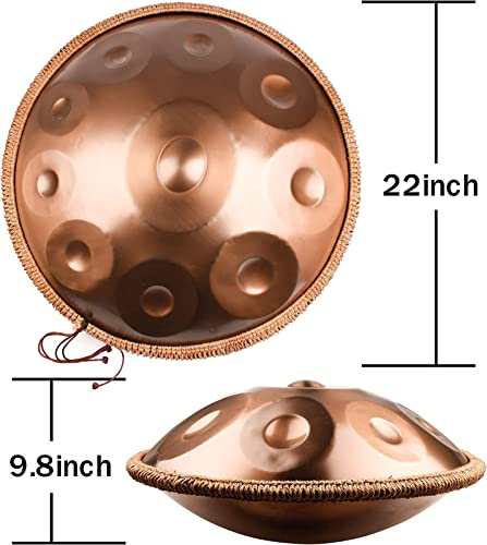 Hand-pan Drum 10 Notas 22 Pulgadas Steel Tongue Drum miniatura 5