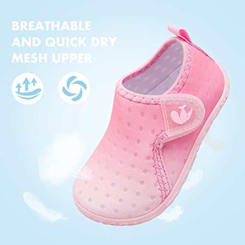 Joinfree Toddler Boys Girls Shoes Running Walking Sports Sneaker Slip-On Beach Sandals Light Pink 12-18 Months #TOP2