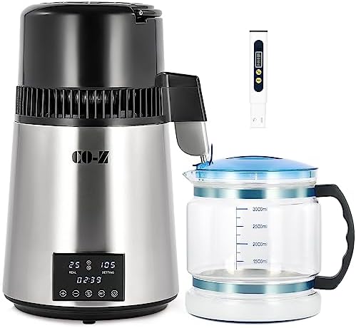 CO-Z Water Distiller 4L, 1750W Countertop Distilled Water Machine