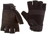 Joe Rocket - 1340-1005 Vento Men's Fingerless Motorcycle Riding Gloves (Black, X-Large)