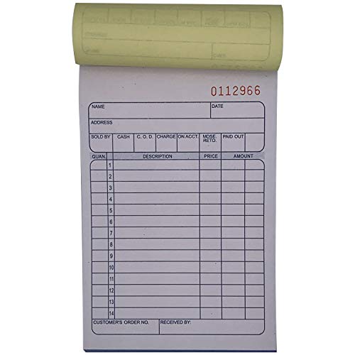 lot of 10 sales order book 33 triplicate forms carbonless 3 copy39s