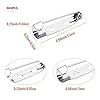 100 Pcs Bar Pins - Silver Brooch Clasp Pins for Badges, DIY Craft, Sewing, Baby Shower, Wedding Name Tags (25mm) #1