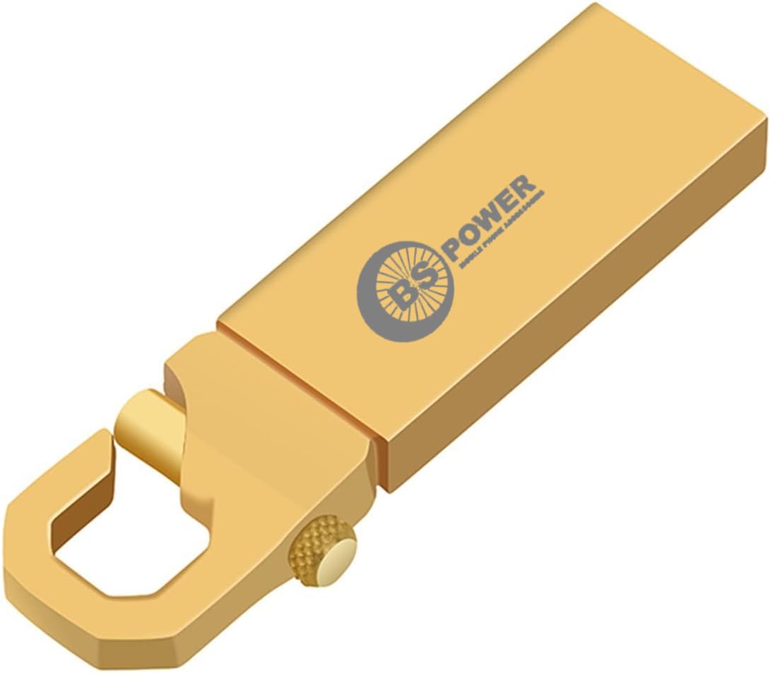 bs power wireless audio bluetooth receiver v5.2 + edr metal usb dongle with lock for car, speaker system etc