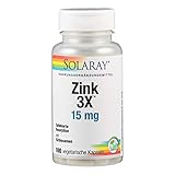 Zink 3-fach organisch gebunden (als -aspartat, -Citrat, -glycinat)