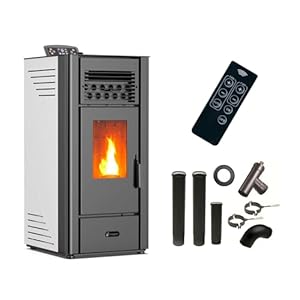 Sannover Thermique Anita10 Pelletofen 10 kW Weiß