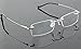 Agstum Blue Light Blocking Glasses - Flexible Rimless Titanium Alloy Eyeglasses Frames Clear Lens
