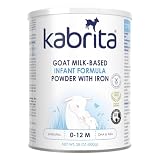 Kabrita Goat Milk-Based Infant Formula Powder, Designed for Gentle Digestion, Gentle Alternative to Cow’s Milk, with Iron, DHA, ARA & Prebiotics, for Infants 0–12 Months, Non-GMO, 28 oz