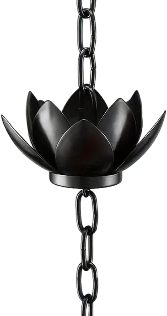 Rain Catcher Chain Decorative Adjustable Rain Chain Gutter Roof Rainwater