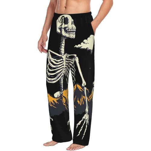 Dinosaurs Print Pajama Pants For Men, Men'S Separate Bottoms, Lounge Pants2