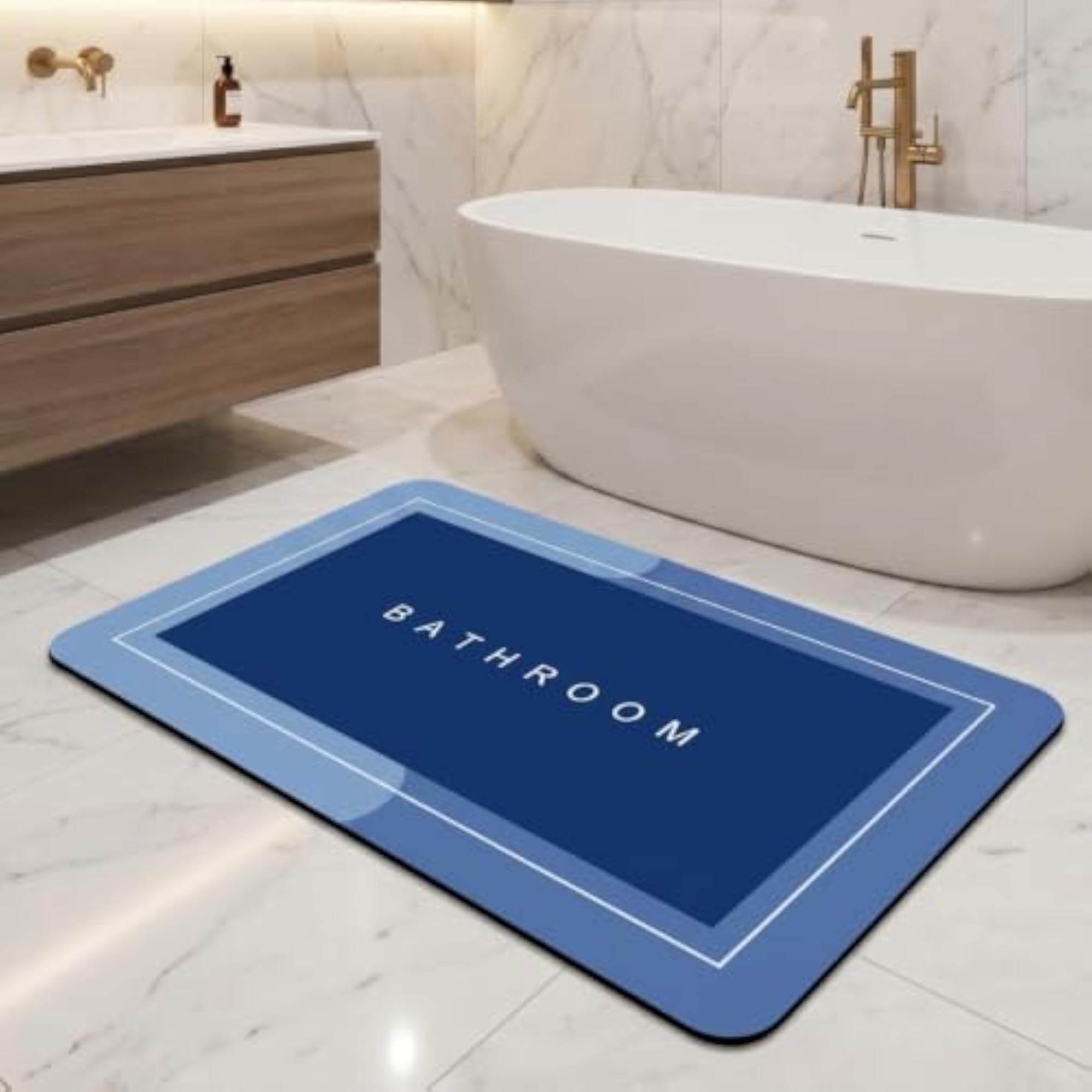 Anti-Slip Bath Mat, Pack of 2