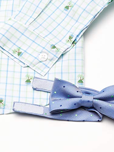 Image of IZOD Boys' 4-piece Formal Dress Up Suit Set, Vest, Pants, Collared Shirt, and Tie