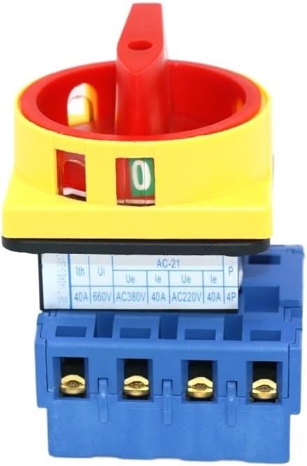 SZD11-40/400010 40Amp ON Off Latching Cut Off Isolator Load Break Power Padlock 4P Cam Switches