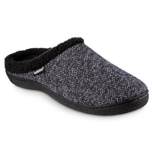 Slippers Harvey isotoner homme confort mousse à mémoire de forme