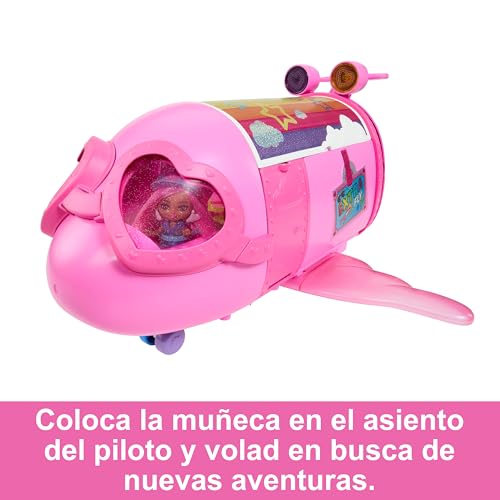Avión Barbie Extra Fly juguete infantil con accesorios de viaje Mattel HPF72 +3 años 5