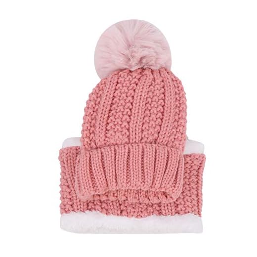 Varm stickad mössa babykläder tillbehör för nyfödda baby ullgarn (rosa)