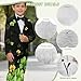 Uourmeti Kids St. Patty's Green Leaf Boys Green Suit Age 5-6 Formal Slim Dress Suits Fit Soft Formal Blazer Fashion Graphic Suit Set V-Neck Jackets Outdoor Party Active Clothes Fall Outfits