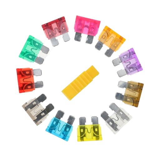 Kit de fusibles automotrices surtidos de 60 piezas, alta compatibilidad para camiones, RV y motocicletas miniatura 1