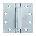 Nuk3y Commercial Grade Spring Hinge - 4.5x4.5 Inch UL Rated Satin Nickel