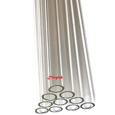 300mm,Blowing Glass Tube,OD 9mm,1.5mm Thcik,Made Form Borosilicate,10Pcs/Lot