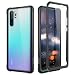 Produktbild SURITCH Kompatibel mit Huawei P30 Pro Hülle Transparent, 360 Grad Stoßfest Schutzhülle, Durchsichtig Handyhülle Hybrid Rundumschutz mit Displayschutz und Silikon TPU Bumper -Schwarzer Rand