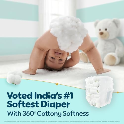 Image of Pampers Premium Care Pant Style Baby Diapers | Extra-Large (XL size) | 36 Count | Voted India's Softest | All-in-1 with 360 Cottony Softness Diapers | 12-17kg