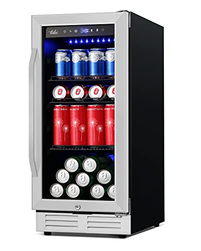 Velivi 15 Inch Beverage Refrigerator and Cooler - 125Cans Capacity Mini...